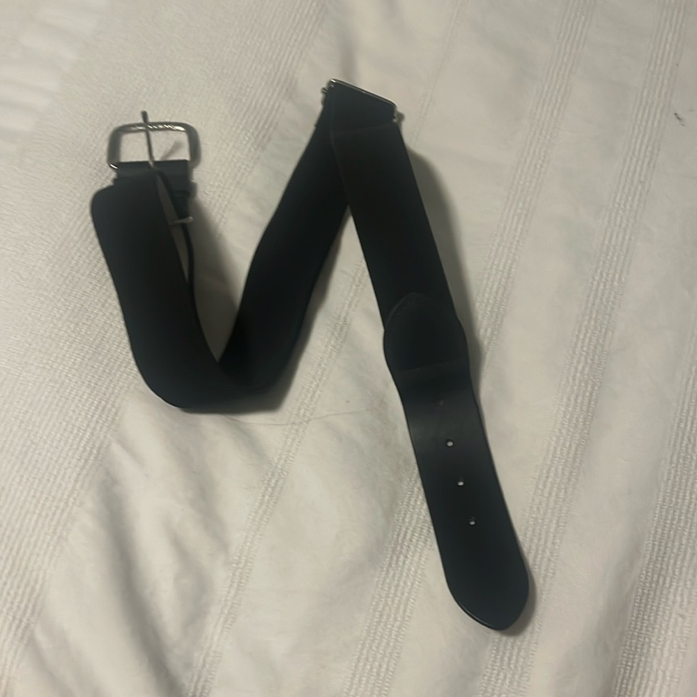 All-Star youth black baseball belt adjustable